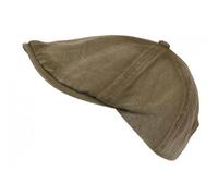 -Nyls Création-Casquette Gavroche Marron en Coton Beret Denim Vintage Gavlyk Taille Reglable - Marron Taille unique