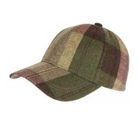 Nyls Création Casquette Laine Verte et Marron a Carreaux Baseball Volga - Taille Unique - Vert