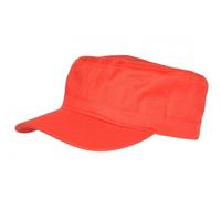Nyls Création Casquette Militaire Orange Look Army Cubaine en Coton Kostra - Taille Unique - Orange
