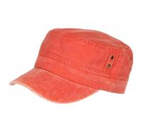 -Nyls Création-Casquette Militaire Orange Vintage en Coton Tendance Havana - Orange Taille unique
