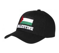 Nyls Création Casquette Palestine Noire Drapeau Palestinien Rouge Blanc Vert - Taille Unique - Noir