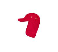 -Nyls Création-Casquette Protege Nuque Rouge en Coton Saharienne Nedeyv - Rouge Taille unique