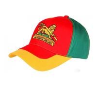 -Nyls Création-Casquette Rasta Lion de Juda Jaune Rouge Verte - Jaune Taille unique