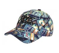 -Nyls Création-Casquette Time Is Money Verte Streetwear Originale Billets de Banque - Vert Taille unique