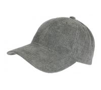 Nyls Création Casquette Velours Gris cotele Tendance Baseball Sneyson - Taille Unique - Gris