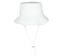 Nyls Création Chapeau Bob Blanc en Coton Prestige Urban avec Ficelle Myxjack - Taille Unique - Blanc