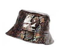 -Nyls Création-Chapeau Bob de Pluie Dore Marron Serpent Original Pytum - Marron Taille unique