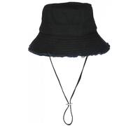 -Nyls Création-Chapeau Bob Noir en Coton Prestige Urban avec Ficelle Myxjack - Noir Taille unique