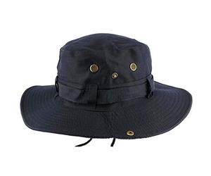 Nyls Création Chapeau Bob Safari Bleu Marine Azzy - Homme