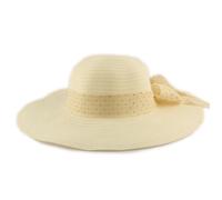 -Nyls Création-Chapeau cérémonie Storie en mottled Ecru - Beige