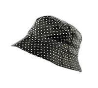 Nyls Création Chapeau Pluie Maud Noir Pois Blanc - Taille: Taille Unique - Couleur: Noir - Mixte
