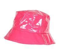 Nyls Création Chapeau Pluie Rose Tendance Bob Impermeable Vernis Pluyx - Taille Unique - Rose
