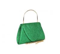 Nyls Création Sac de Soiree Vert Strass Pochette Femme Mariage Chic Lyory - Taille unique - Vert
