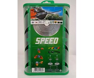 Nylsaw Fraise à débroussailleuse en Aluminium 2 Fils 4 mm pour débroussailleuse à partir de 20 cm3