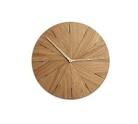 NYMFEA yaoqijie Grande Horloge Murale en Bois, Horloge Moderne for Mur, Horloge Murale en Bois Unique, Horloge Originale for Salon, Chambre et Bureau Lasting (Color : Wooden Needles, Size : 14 inch)