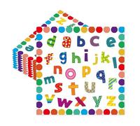 Nymora 40 Stück Servietten mit Alphabet-Motiv, Deko zur Einschulung für den ersten Schultag, 33 x 33 cm