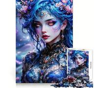Nymphe enchantée des eaux Profondes Puzzle de 1000 pièces pour Adultes Cadeau pour améliorer sa mémoire et se détendre Décoration Murale aux découpes nettes (38x52cm)
