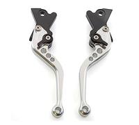 Nymzooi Leviers de frein Levier de frein et d'embrayage pour Suzuki GSXR600 GSXR750 K6 K7 K8 K9 (2006-2010)(147mm Silver)