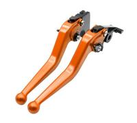 Nymzooi Leviers de frein Levier d'embrayage pour Yamaha YZF R6 99-04 R1 02-03 FZS 1000 pour Fazer 01-05(Orange)
