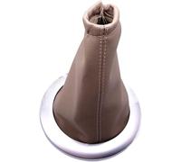 Nymzooi Pommeau de levier de vitesse de voiture Pour Renault pour Megane Soufflet de protection Cadre de coffre Garniture Cache-poussière(Beige)
