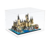 Nynelly Vitrine en acrylique pour Lego Château de Poudlard 76419 pour Lego Himeji Castle 21060 pour Lego Vitrine pour modèles figurines à assembler Étanche à la poussière Boîte de présentation