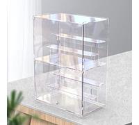 Nynelly Vitrine pour Collection, 2 étages Vitrine Figurine avec Porte et étagère, Vitrine Acrylique Transparente Boîte Acrylique pour présentation de Figurines , Funko Pop, 12 "Lx6,9 Wx16,7 "H