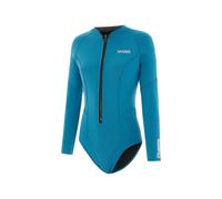 Nyord 2025 Femmes Solu Yulex 2/2mm Manches Longues Front Zip Spring Shorty Combinaison Néoprène SOLWHL22001-CBL - Celestial Blue