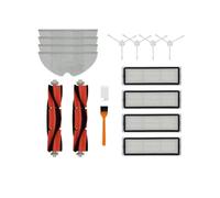 NYPTS Certer Rouleau Principal Brosse latérale Filtre Hepa Tissu de Nettoyage Compatible avec Mi 1C 1 C Balayeuse Robot Aspirateur Vadrouille Mijia C1 Accessoires(Light Yellow)