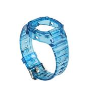 NYPTS Compatible avec la Lunette de Montre GW-B5600 3229 DW-5600 DW5600 Mod Kit GW-M5610 Boîtier de Bracelet en Silicone Transparent Ensemble de Montre Transparente G-Shock(Jelly-Blue,5600 Series)