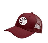 Nyrien Unisexe Casquette Réglable Monst-ER Hunt-ER, Chapeau De Baseball Vintage Stylée, Casquette De Golf Taille Réglable, Ball(Claret)