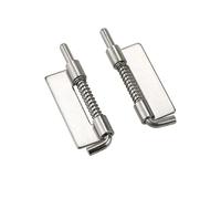 NYRXRYTCA Rotating 180 Degree Spring Hinge 304 Stainless Steel 1Pcs(with Hole-Right)