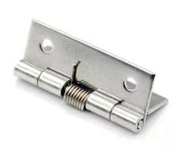 NYRXRYTCA Spring Hinges Self Closing Stainless Steel Door Hinge Hardware 1/1.5/2/2.5/3/4 inch 2Pcs(1 inch 2pcs)