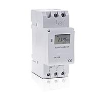 NYRXRYTCA THC15A Micro-Ordinateur électronique Programmable minuterie numérique commutateur Relais contrôle 12V 110V 220V 16A Din Rail transformateur de Puissance(Xiang Yang Pai Zi,110V)