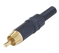 REAN Fiche RCA mâle Neutrik NYS373-0 Noir