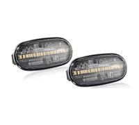 NYSAASDST Clignotant de rétroviseur Feux Position Latéraux LED Dynamiques Pour Mitsubishi Pour Lancer Pour Pajero Pour Mirag Pour Galant 1998-2005 Clignotants Indicateur Direction(Clear NO Dynamic)