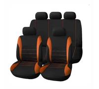 NYSAASDST Ensembles de Housses de siège Housses De Siège Voiture pour Suzuki Tous Les Modèles pour Jimny pour Grand Vitara pour Kizashi pour Swift SX4 pour Wagon R pour Palette pour Stingray(Orange)