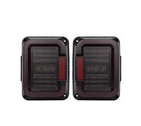 NYSAASDST Feu De Recul Pour Jeep Pour Wrangler Jk Jku 2007-2018 Feux Arrière Unique c Design En Forme Dot Emark E9 30w Illumination Feu Arrière(SMOKED A)