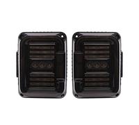 NYSAASDST Feu De Recul Pour Jeep Pour Wrangler Jk Jku 2007-2018 Feux Arrière Unique c Design En Forme Dot Emark E9 30w Illumination Feu Arrière(Noir)