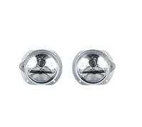 NYSAASDST Feux Antibrouillard 2198850553 2198850653 Pour Mercedes Pour Benz CLS W219 Ensemble Phares Antibrouillard Automatique Cadre Grilles Pare-chocs Avant(Light Pair)