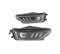 NYSAASDST Feux Antibrouillard Pour VW Pour Amarok 2016-2020 Feux De Jour Clignotants Antibrouillard Avec Ligne Blanche Jaune Et Bleue Ampoule antibrouillard