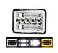 NYSAASDST freinage stroboscopique Phare Avant À LED H4651 H4652 H4656 H4666 H6545 Lampe Travail Halo 4 X 6 Pouces Pour Pontiac Pour Firebird Pour Grand Pour Prix(1pc Headlight)