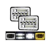 NYSAASDST freinage stroboscopique Phare Avant À LED H4651 H4652 H4656 H4666 H6545 Lampe Travail Halo 4 X 6 Pouces Pour Pontiac Pour Firebird Pour Grand Pour Prix(2pcs Headlight)