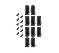 NYSAASDST freinage stroboscopique Témoin lumineux largeur voiture 12/24V feu gabarit blanc jaune clignotant rouge freinage position latéral à LED pour SUV remorque tracteur(10pcs White Light)