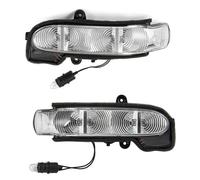 NYSAASDST Indicateur Clignotant De Rétroviseur À LED Pour Mercedes Pour Benz E320 E500 E55 Pour AMG 2003-2006, 2038201321 2038201421 Feux Stop(1 paire)