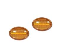 NYSAASDST Indicateur Pour Pour MINI Pour Cooper R55 R56 R57 R58 R59 LED Feux Position Latéraux Avant Clignotants Indicateurs Lampes Feux Stop(Yellow Lens)