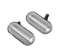 NYSAASDST Indicateur Pour SEAT Pour Ibiza 6L Pour Cordoba Pour Toledo 1M Pour Leon Feu De Position Latéral Dynamique À LED Clignotant Lampe Feux Stop(Crystal)