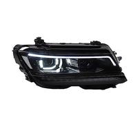 NYSAASDST Phare Led De Voiture Pour Vw Pour Tiguan Phares 2017-2020 Drl Hid Lampe Frontale Angel Eye Bi Faisceau Xénon Phare Coque Lentille(LHD)