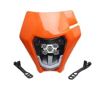 NYSAASDST phares moto à LED Accessoires Phare Avant Moto À LED En Plastique Pour EXC Pour MX Pour SX(Orange)