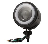 NYSAASDST phares moto à LED Phare Route LED Universel Moto Pour Chopper Antibrouillard Projecteur(Noir)