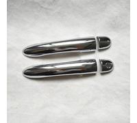 NYSAASDST Poignée Porte Latérale Coulissante Couvercle Poignée Porte Chromé ABS Accessoires Voiture Pour Megane II 2 MK2 2002 2003 2004 2005 2006 2007 2008(2DC1)